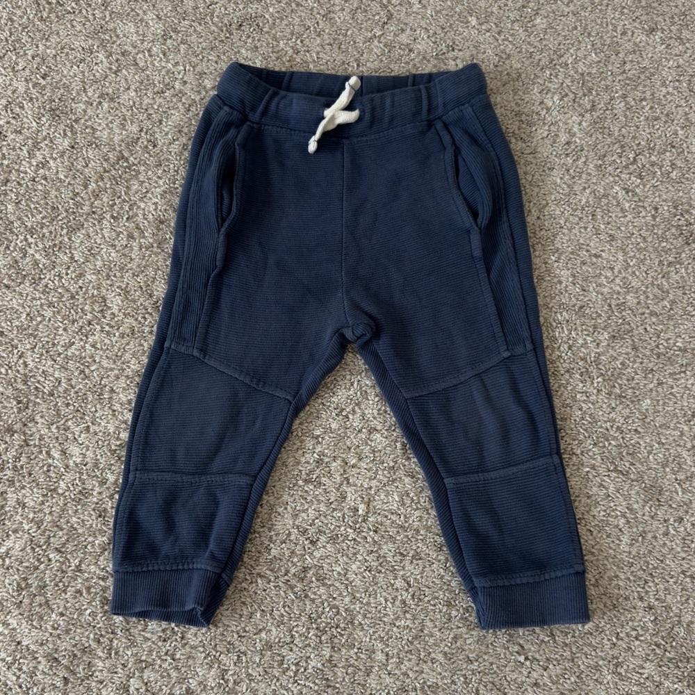 Zara baby boy toddler Boy blue Joggers pants size 18-24 months